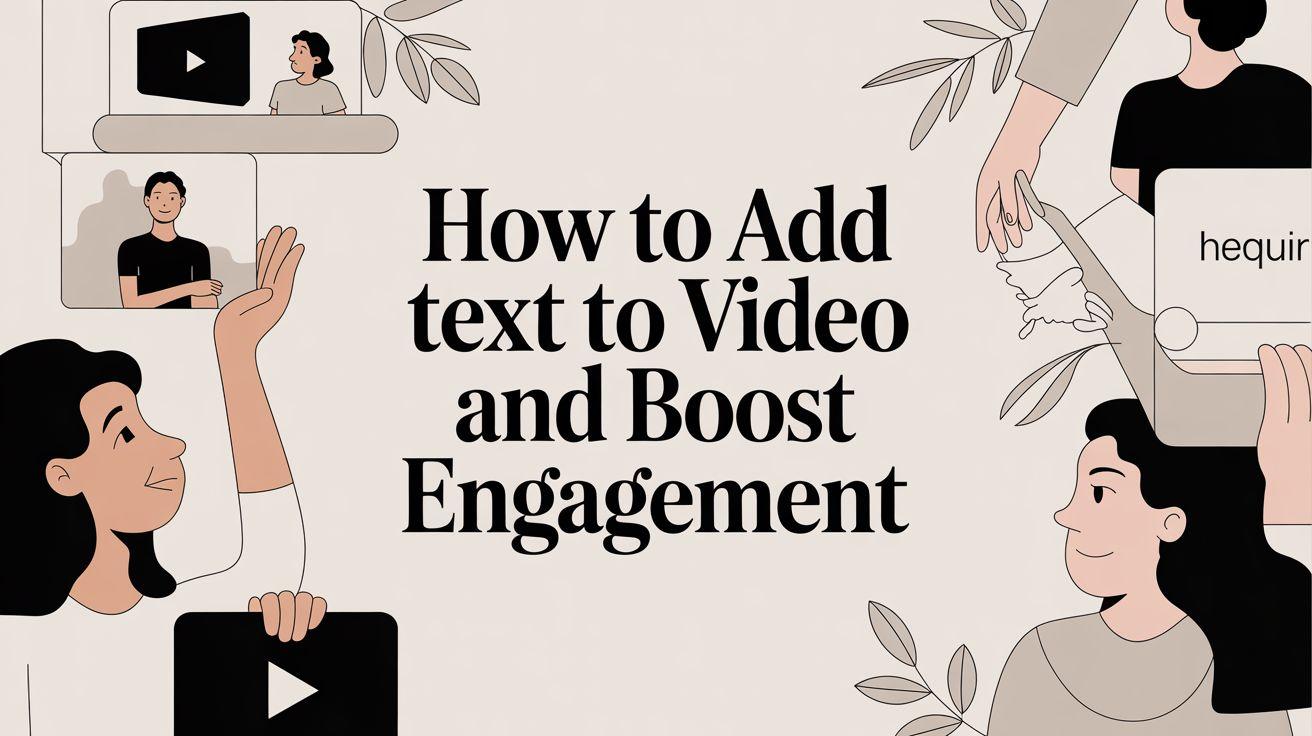 How to Add Text to Video and Boost Engagement