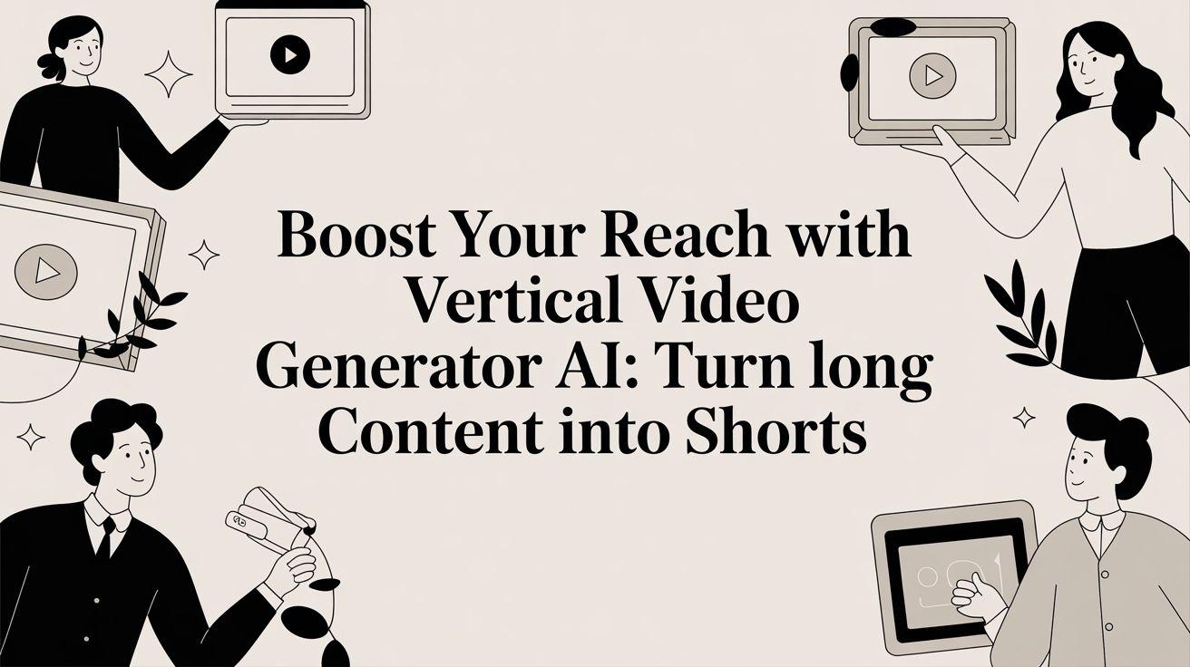 Boost Your Reach with a Vertical Video Generator AI: Turn Long Content Into Viral Shorts