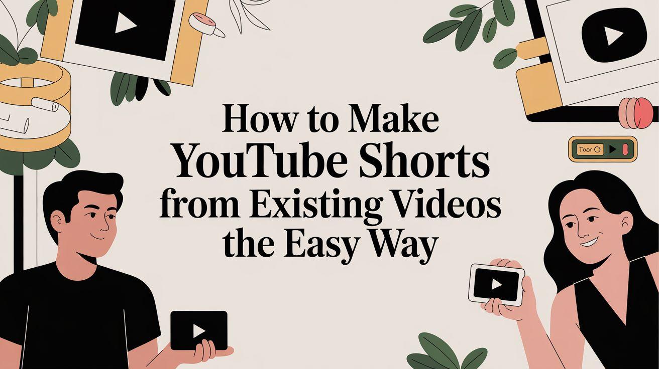 How to Make YouTube Shorts from Existing Videos The Easy Way