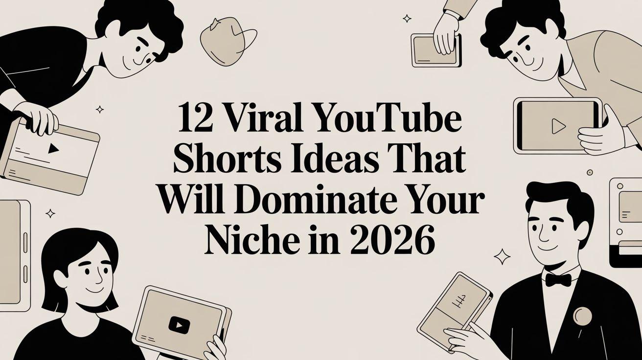 12 Viral YouTube Shorts Ideas That Will Dominate Your Niche in 2026